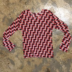 Issey Miyake Pleats Please long sleeve shirt
